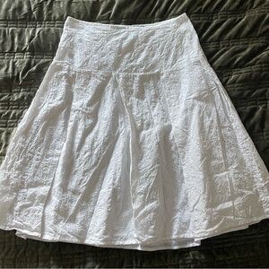 Autograph Elegant White A-Line Skirt